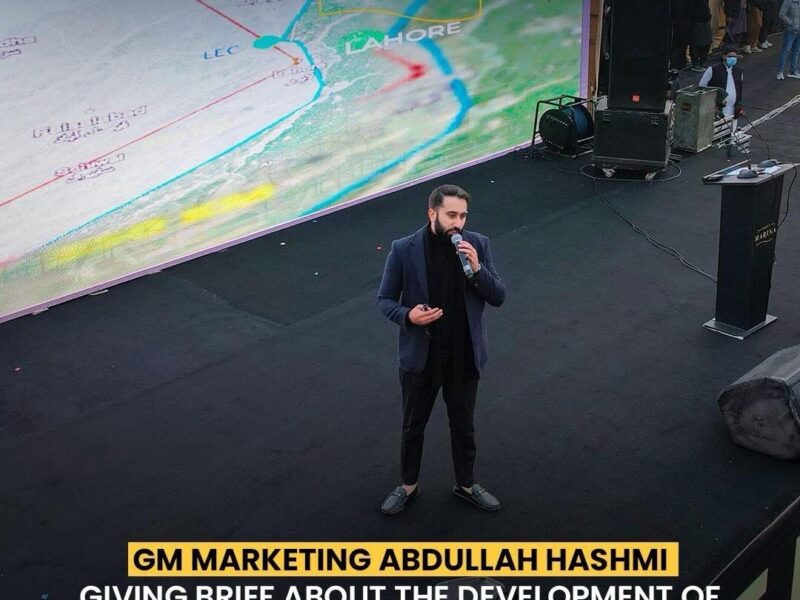 Abdullah Hashmi at WM 5000 Kanals Land added