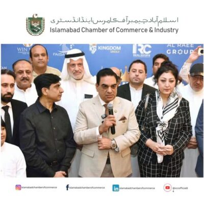 Abdullah Hashmi with Islamabad Chamber of Commerce
